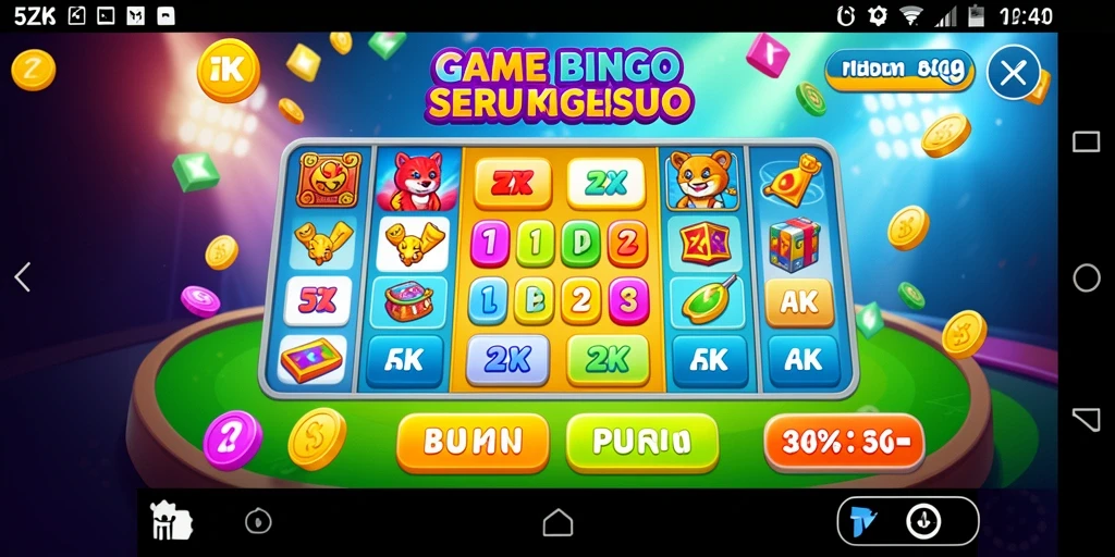 Tampilan gameplay Bingo yang seru dan interaktif di 5ZK.