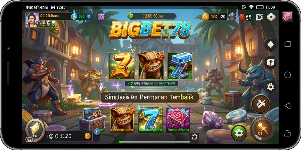 Tampilan gameplay seru dan mendebarkan dari BIGBET78.