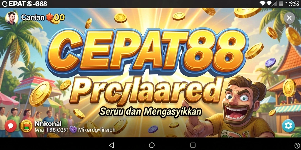 Screenshot menunjukkan gameplay seru dari CEPAT88 yang penuh aksi.