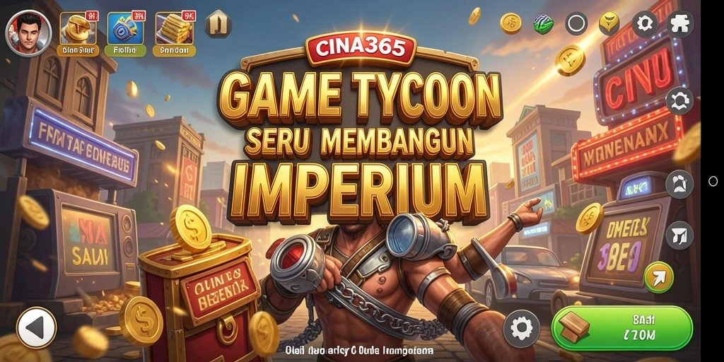 Gameplay seru CINA365 dengan strategi Tycoon yang menarik.