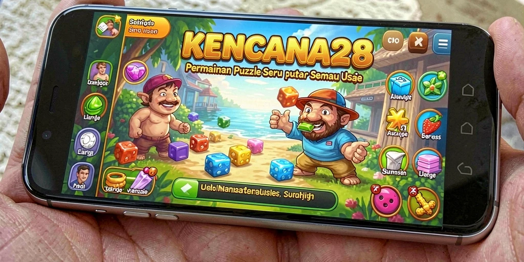 Tampilan gameplay KENCANA28 yang menarik dan seru.