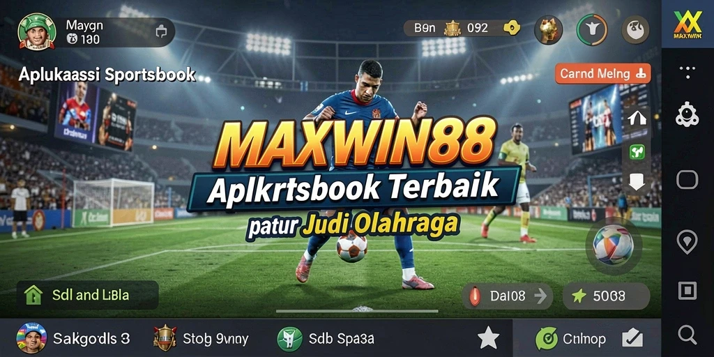 Tampilan antarmuka modern dan menarik dari MAXWIN88 saat bermain Sportsbook.