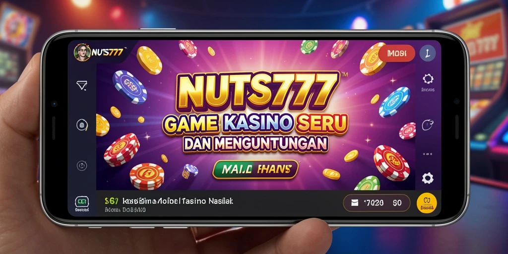 Tampilan gameplay seru di NUTS777 dengan berbagai pilihan permainan Kasino.