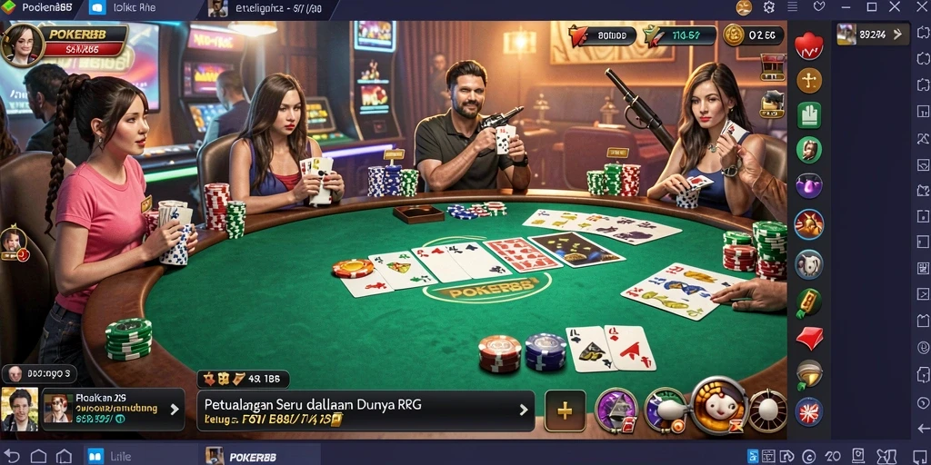 Tampilan gameplay RPG yang seru dan penuh aksi.
