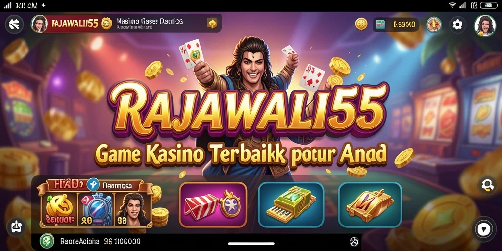 Tampilan gameplay Kasino RAJAWALI55 yang menarik dan dinamis.