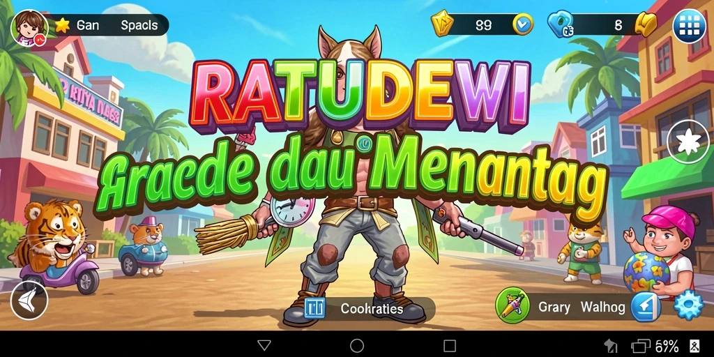 Tampilan gameplay seru dan menantang di RATUDEWI.