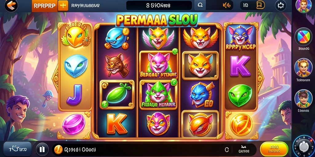 Screenshot utama gameplay RPRPRP menampilkan pengalaman bermain slot yang mendebarkan.