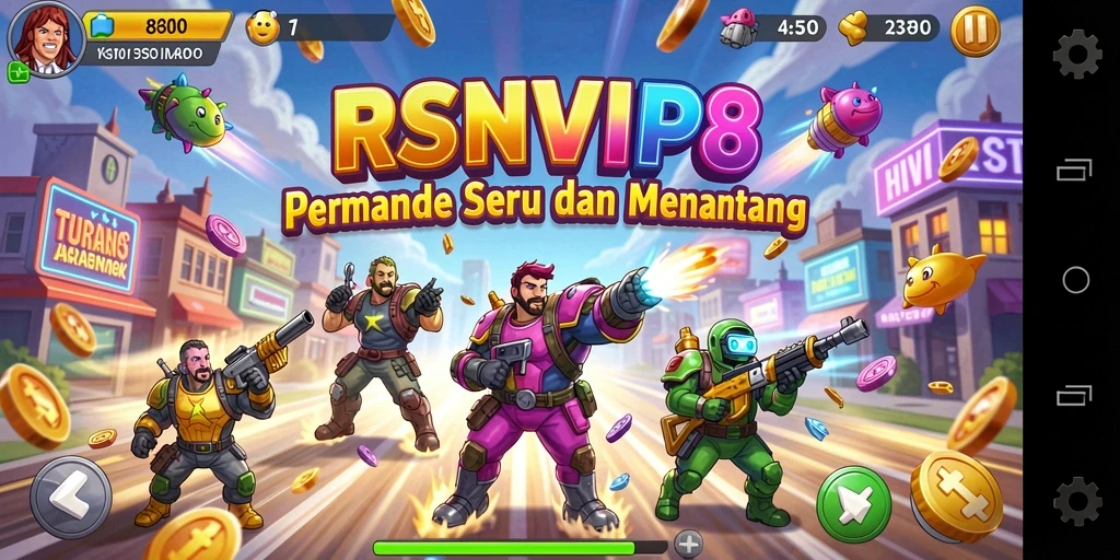 Tampilan gameplay RSNVIP8 yang penuh aksi dan tantangan seru.