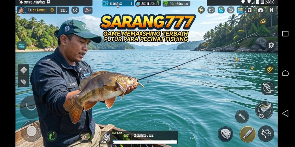 Tangkapan ikan yang memukau dalam SARANG777 dengan grafis menawan.