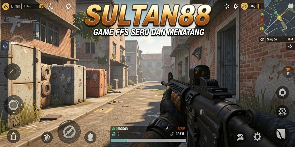 Screenshot tampilan gameplay seru SULTAN88 di medan perang.