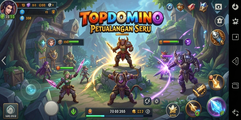 Gameplay RPG yang mendebarkan di TOPDOMINO.
